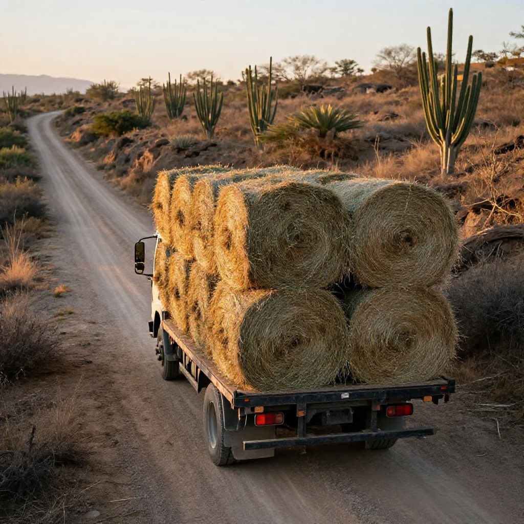 Los Cabos lleva alfalfa subsidiada a ganaderos de La Ribera